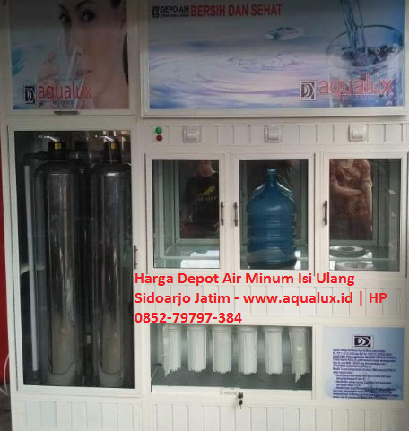 Harga Depot Air Minum Isi Ulang Sidoarjo Jatim - www.aqualux.id HP 0852-79797-384