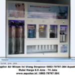 Supplier Air Minum Isi Ulang Denpasar 0852-79797-384 Aqualux