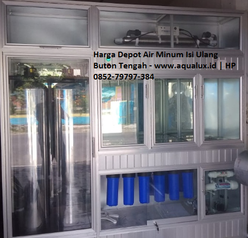 Harga Depot Air Minum Isi Ulang Buton Tengah - www.aqualux.id HP 0852-79797-384