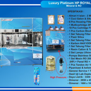 RO Luxury Platinum HP Royal 2000 Mineral & RO